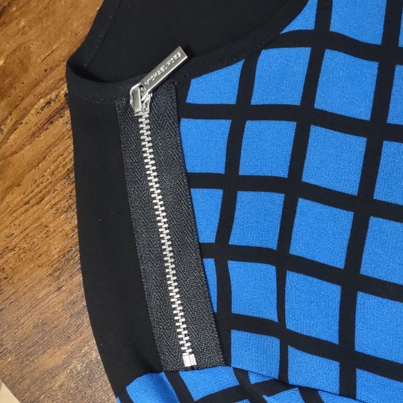 Michael Kors Window Pane Check Semi-sheer Shirt - Picture 9 of 13